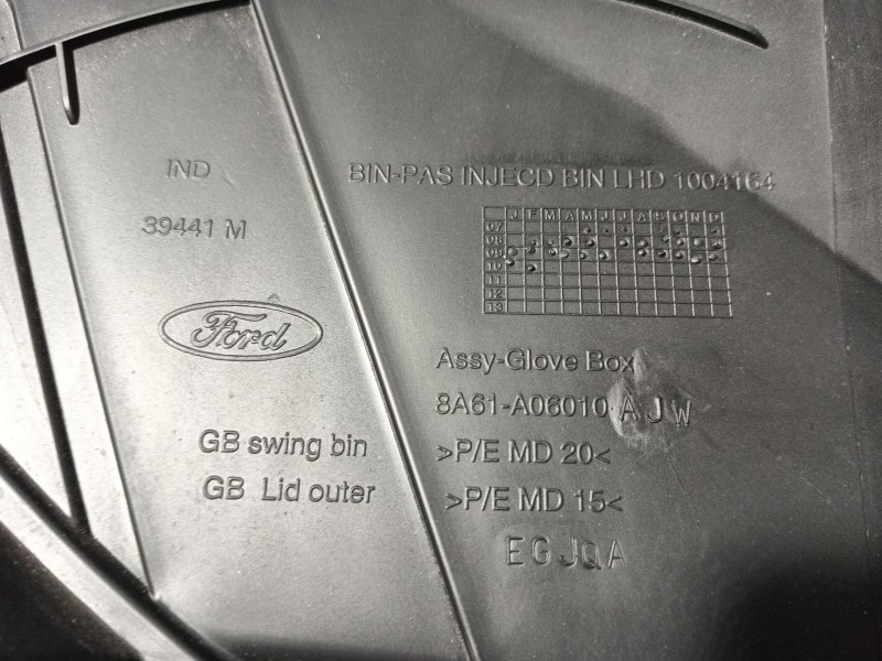 Recambio de guantera para ford fiesta vi (cb1, ccn) 1.6 ti referencia OEM IAM   