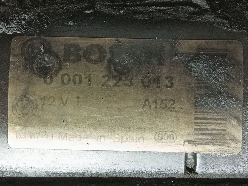 Recambio de motor arranque para fiat ducato furgoneta (244_) 2.8 jtd referencia OEM IAM 1329201080 0001223013 