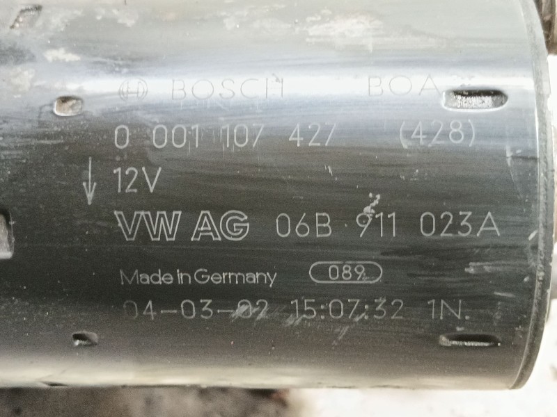 Recambio de motor arranque para volkswagen passat b5.5 (3b3) 1.6 referencia OEM IAM   