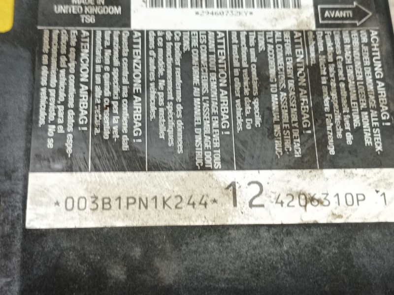 Recambio de centralita airbag para volkswagen passat b6 (3c2) 2.0 tdi 16v referencia OEM IAM 3C0909605M003 3C0909605M 