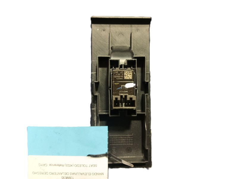 Recambio de mando elevalunas delantero derecho para seat toledo (kg3) reference referencia OEM IAM   
