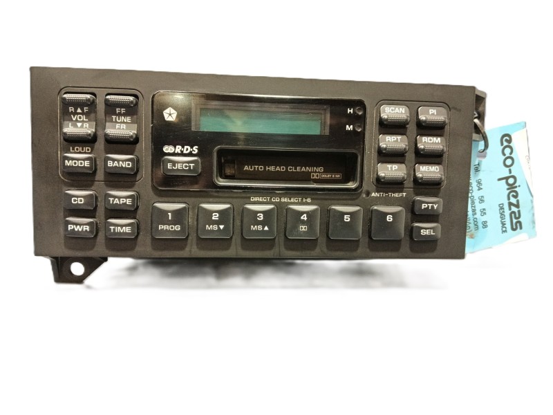 Recambio de sistema audio / radio cd para chrysler new yorker (lh) básico referencia OEM IAM   