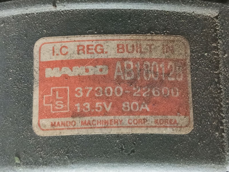 Recambio de alternador para hyundai coupe ii (gk) 1.6 16v referencia OEM IAM   