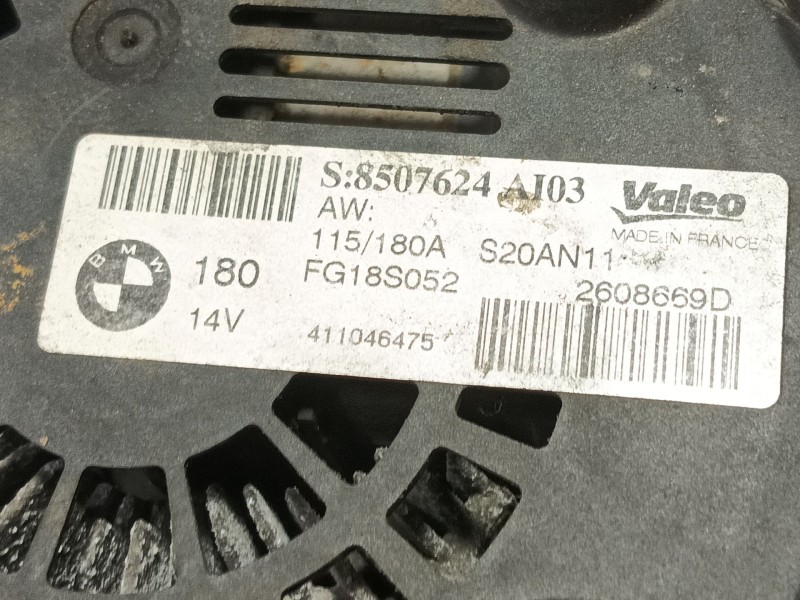 Recambio de alternador para bmw serie 3 berlina (e90) 318d referencia OEM IAM   