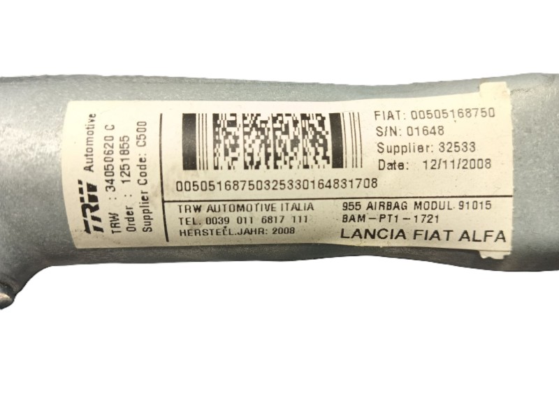 Recambio de airbag cortina delantero izquierdo para alfa romeo mito (145) distinctive referencia OEM IAM   