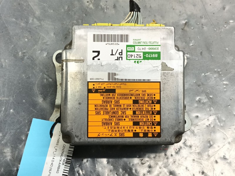 Recambio de centralita airbag para toyota yaris (_p1_) 1.4 d-4d (nlp10_) referencia OEM IAM   
