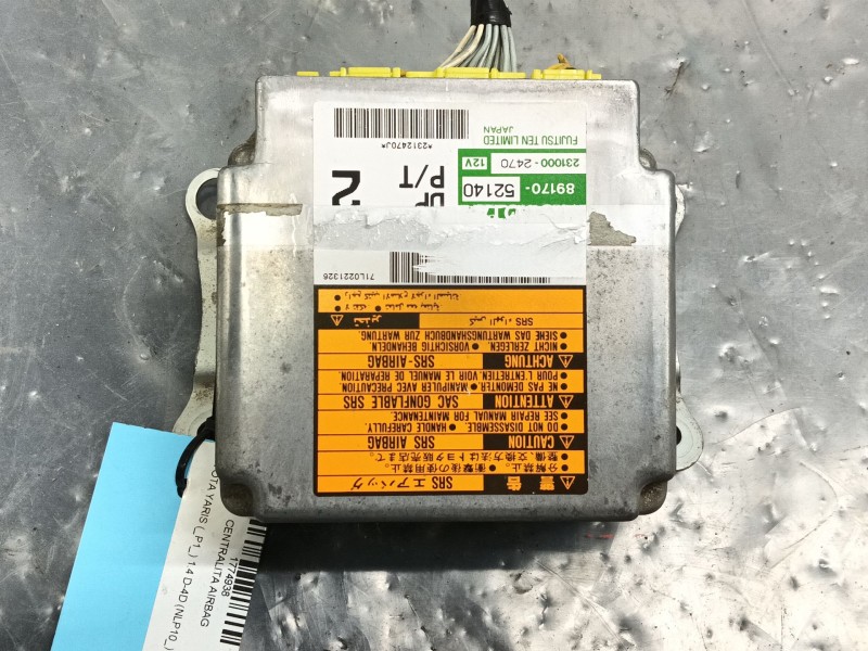 Recambio de centralita airbag para toyota yaris (_p1_) 1.4 d-4d (nlp10_) referencia OEM IAM   