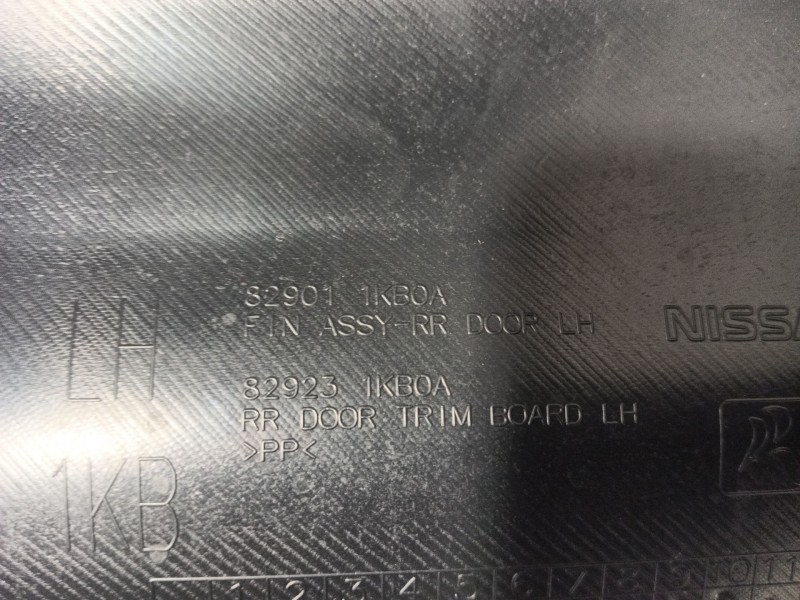 Recambio de guarnecido puerta trasera izquierda para nissan juke (f15) 1.2 dig-t referencia OEM IAM   