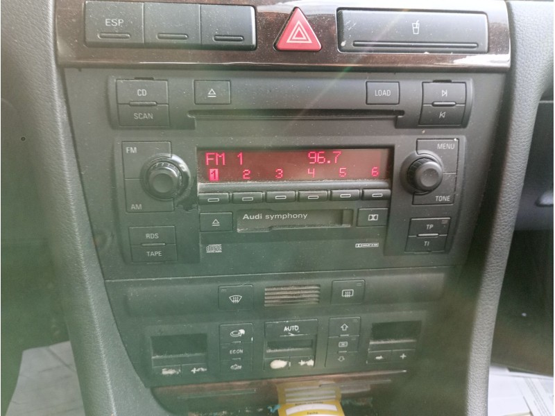 Recambio de sistema audio / radio cd para audi a6 c5 (4b2) 2.5 tdi referencia OEM IAM   