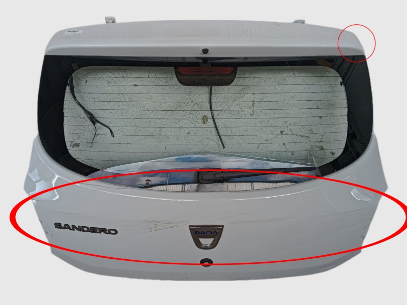 Recambio de porton trasero para dacia sandero ii tce 90 (b8m1, b8ma) referencia OEM IAM COMPLETO  