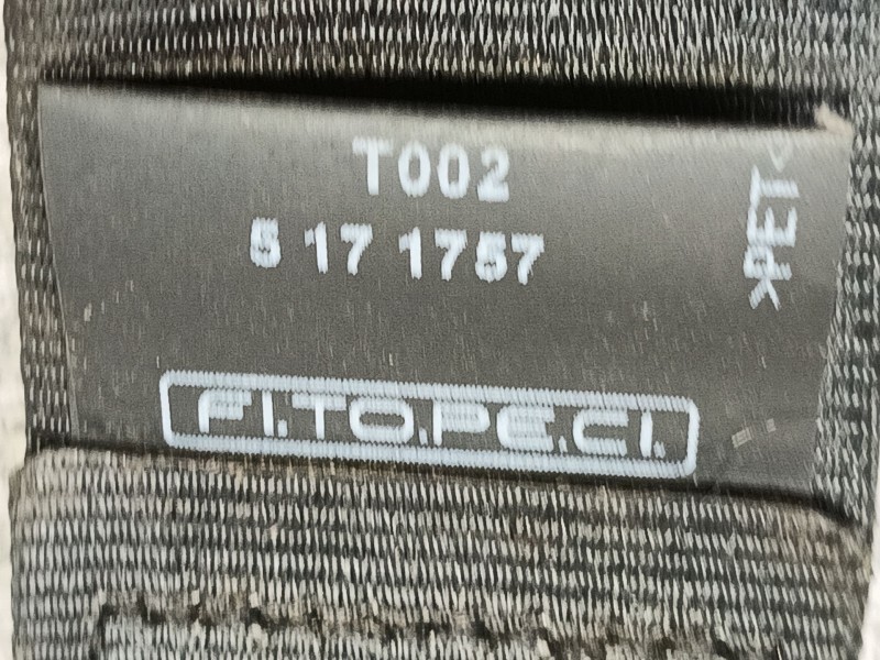Recambio de cinturon seguridad trasero izquierdo para citroën nemo monospace 1.3 hdi 75 referencia OEM IAM   