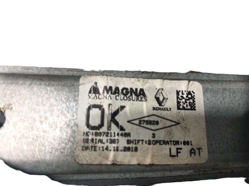 Recambio de elevalunas delantero izquierdo para dacia sandero ii tce 90 (b8m1, b8ma) referencia OEM IAM   