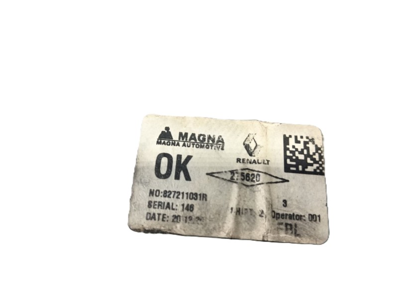 Recambio de elevalunas trasero izquierdo para dacia sandero ii tce 90 (b8m1, b8ma) referencia OEM IAM   