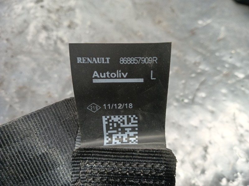 Recambio de cinturon seguridad delantero izquierdo para dacia sandero ii tce 90 (b8m1, b8ma) referencia OEM IAM   