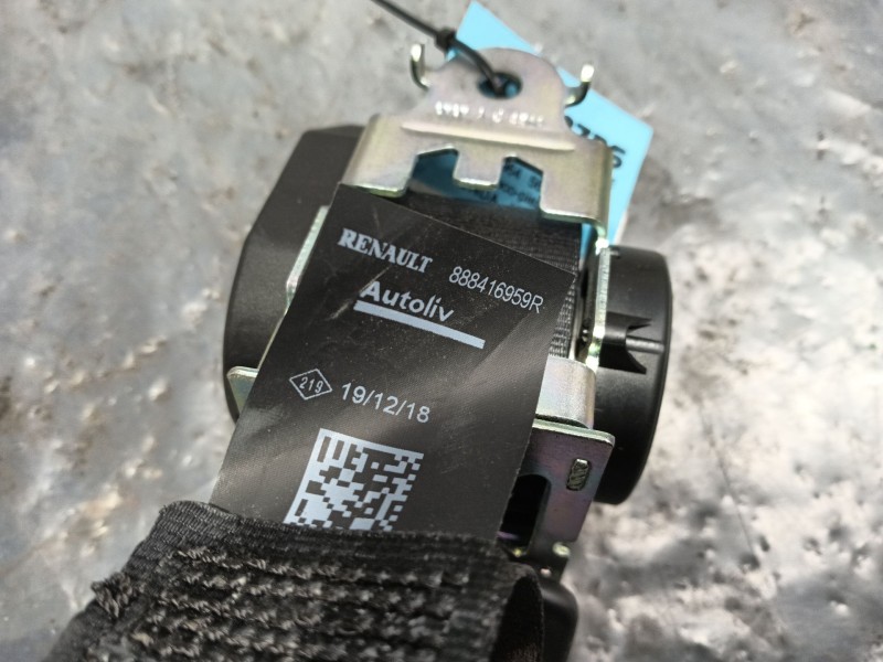 Recambio de cinturon seguridad trasero izquierdo para dacia sandero ii tce 90 (b8m1, b8ma) referencia OEM IAM   