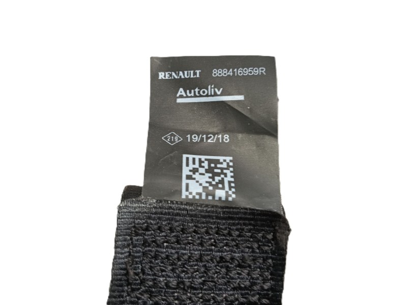 Recambio de cinturon seguridad trasero derecho para dacia sandero ii tce 90 (b8m1, b8ma) referencia OEM IAM   