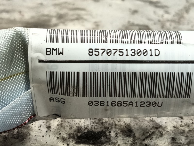 Recambio de airbag cortina delantero derecho para bmw serie 3 compact (e46) 316ti montana referencia OEM IAM 72127495448 8570751