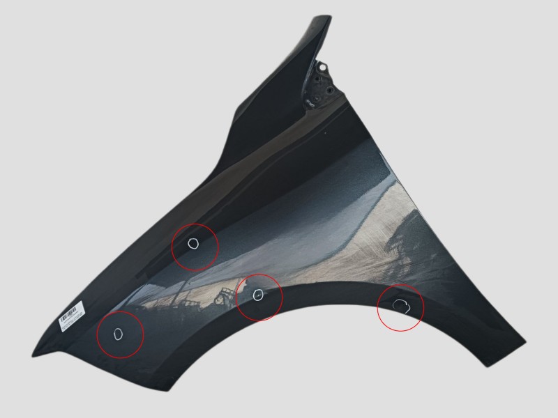 Recambio de aleta delantera izquierda para renault fluence (l3_) 1.5 dci (l30d, l30l, l306, l33f, l33l, l33m, l33v, l33w) refere