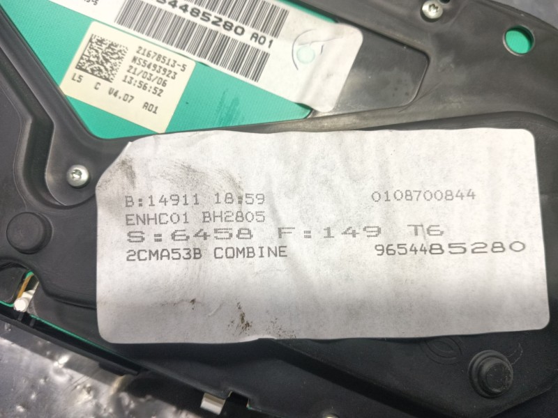 Recambio de cuadro instrumentos para peugeot 307 (3a/c) 1.6 hdi 110 referencia OEM IAM 0  