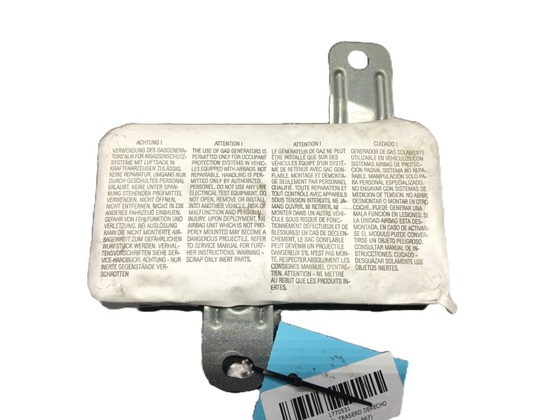 Recambio de airbag lateral trasero derecho para bmw 7 (e65, e66, e67) 730 ld referencia OEM IAM   