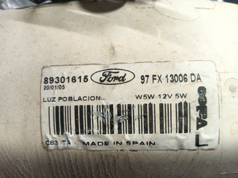 Recambio de faro izquierdo para ford fiesta furgoneta/monovolumen (f3l, f5l) 1.8 d referencia OEM IAM 0  