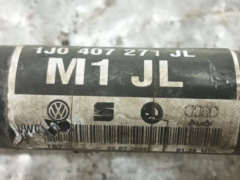 Recambio de transmision delantera izquierda para volkswagen bora i (1j2) 1.6 16v referencia OEM IAM   