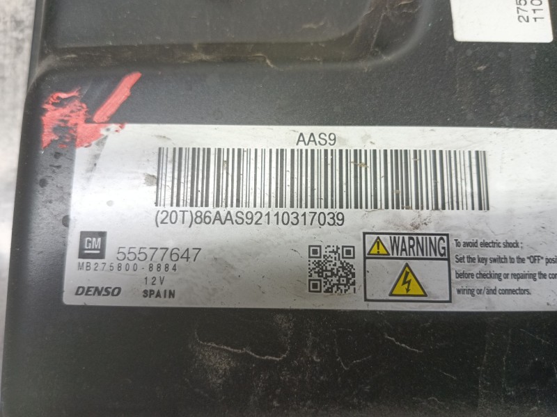 Recambio de centralita motor uce para opel astra j (p10) 1.7 cdti (68) referencia OEM IAM   