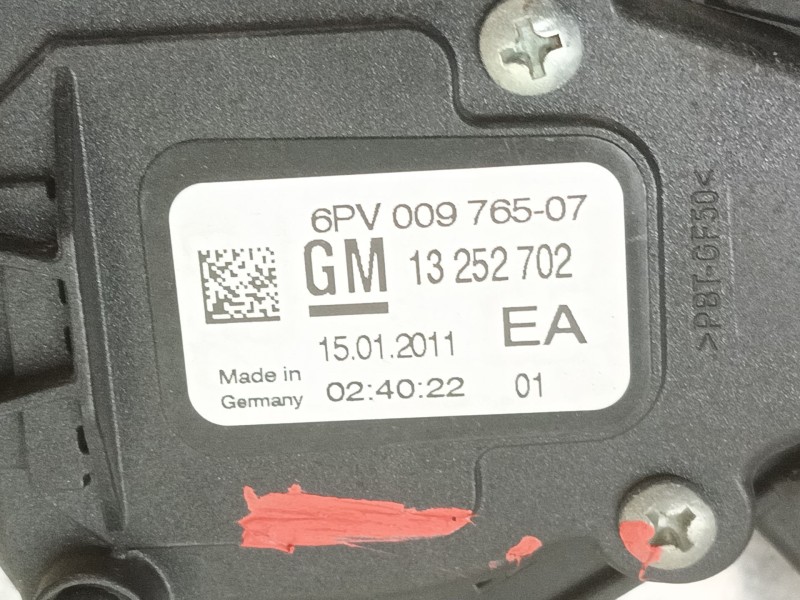 Recambio de potenciometro pedal para opel astra j (p10) 1.7 cdti (68) referencia OEM IAM   