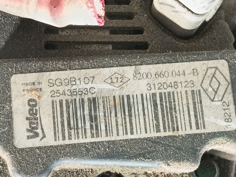 Recambio de alternador para dacia sandero 1.2 16v referencia OEM IAM   