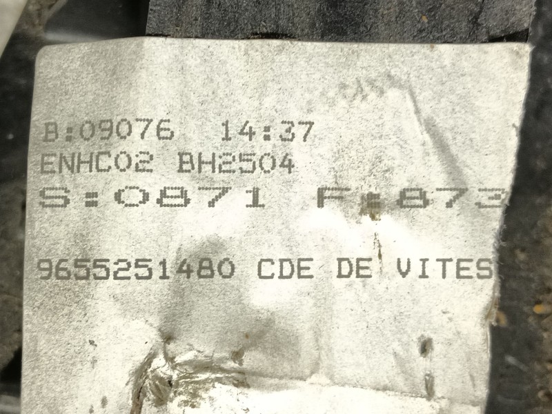 Recambio de palanca cambio para peugeot 307 (3a/c) 1.6 hdi 110 referencia OEM IAM 2400JJ 9655251480 