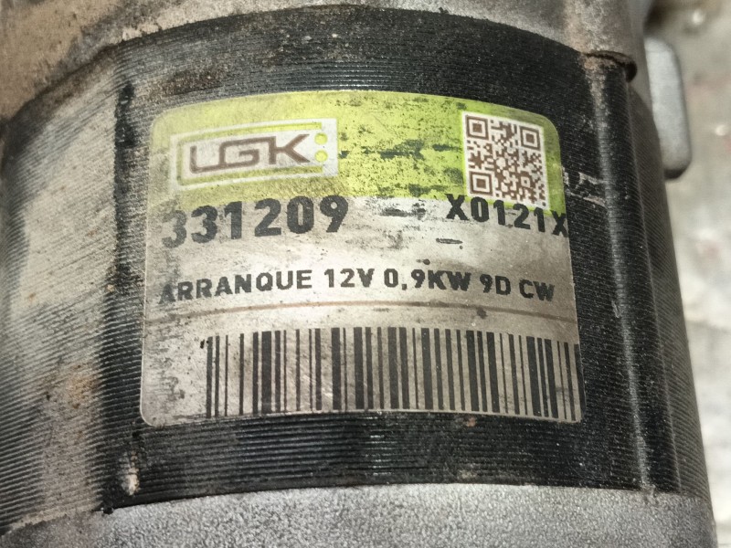 Recambio de motor arranque para dacia sandero 1.2 16v referencia OEM IAM   