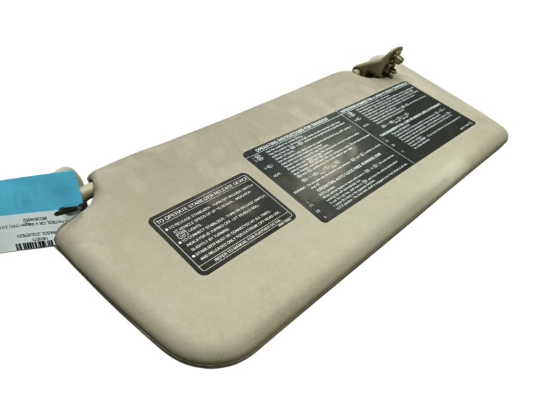 Recambio de parasol izquierdo para nissan patrol gr v wagon (y61) 3.0 dti referencia OEM IAM   