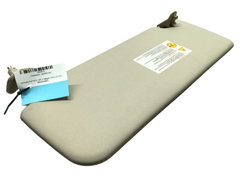 Recambio de parasol derecho para nissan patrol gr v wagon (y61) 3.0 dti referencia OEM IAM 96400VD20A 96400VS44A 