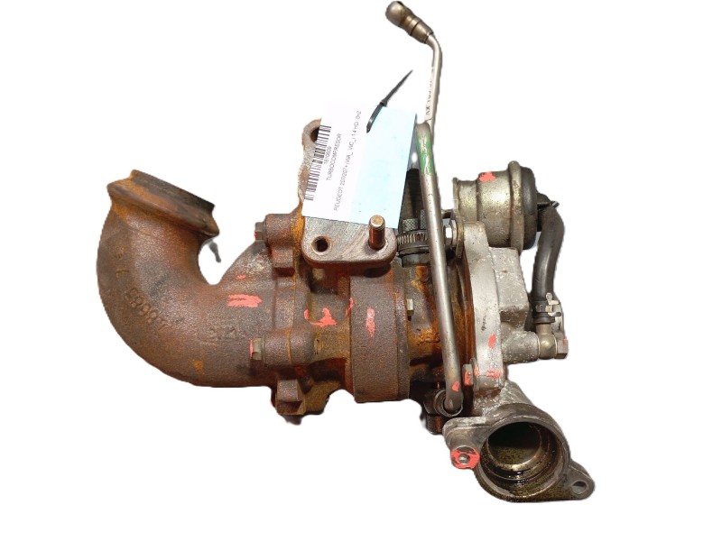 Recambio de turbocompresor para peugeot 207/207+ (wa_, wc_) 1.4 hdi referencia OEM IAM   