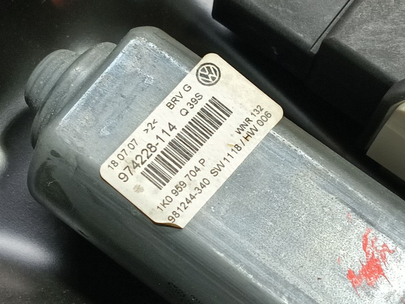 Recambio de elevalunas trasero derecho para volkswagen passat b6 (3c2) 2.0 tdi referencia OEM IAM 3C5839462J 1K0959704PVW1 