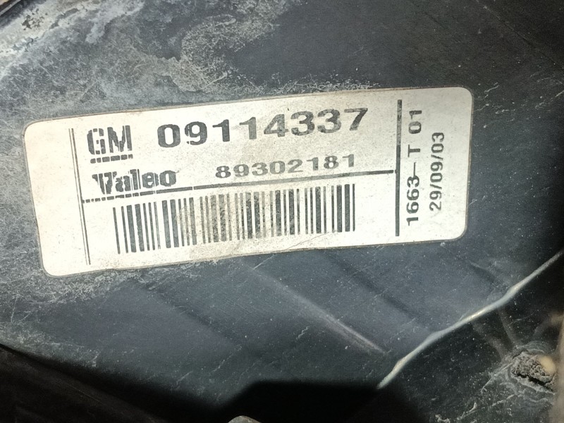 Recambio de piloto trasero derecho para opel corsa c (x01) 1.2 (f08, f68) referencia OEM IAM 9196364 09114337 