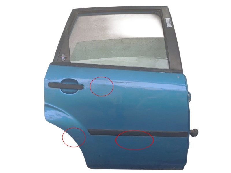 Recambio de puerta trasera derecha para ford fiesta v (jh_, jd_) 1.4 tdci referencia OEM IAM COMPLETA  