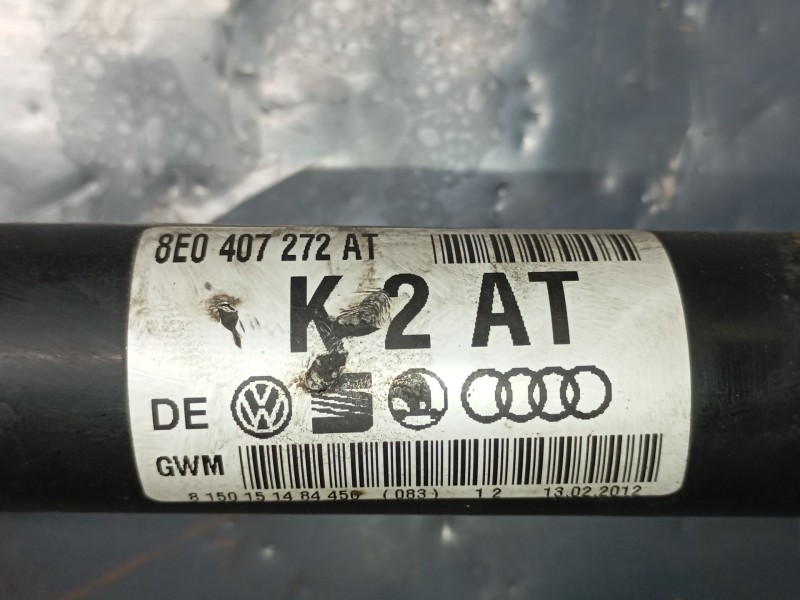 Recambio de transmision delantera derecha para seat exeo st (3r5) 2.0 tdi referencia OEM IAM   