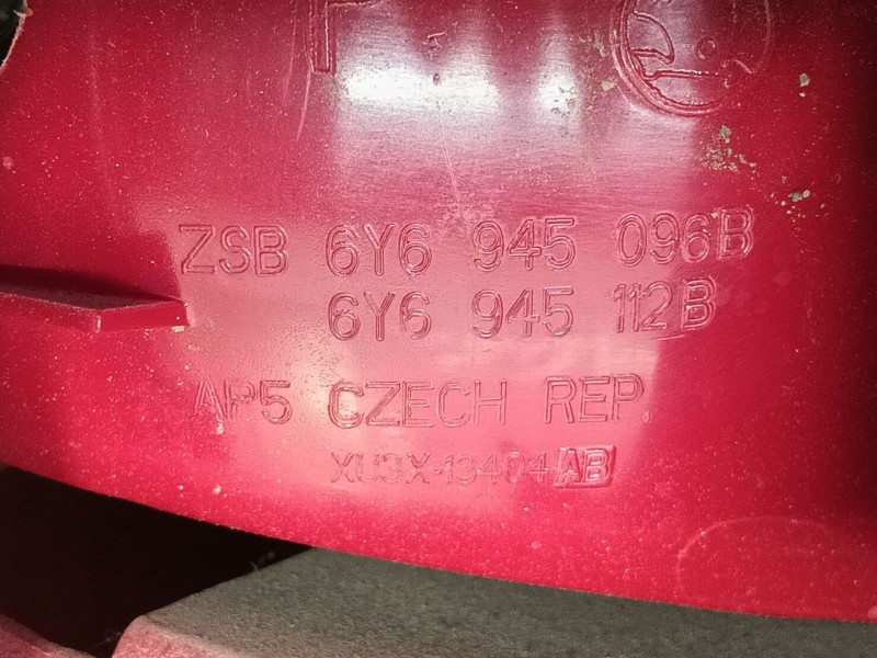 Recambio de piloto trasero derecho para skoda fabia i (6y2) 1.4 referencia OEM IAM   