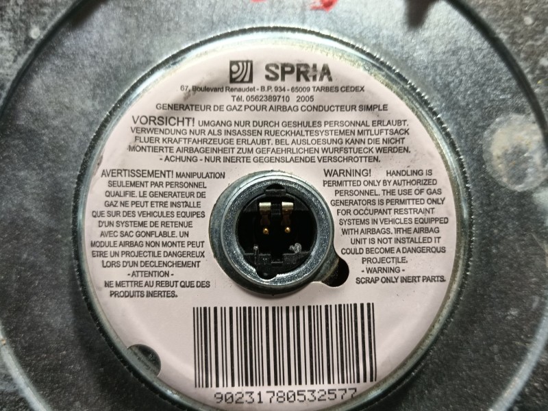 Recambio de airbag delantero izquierdo para dacia logan (ls_) 1.4 (lsoa, lsoc, lsoe, lsog) referencia OEM IAM  8200546962 