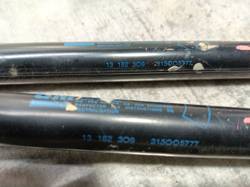 Recambio de amortiguadores maletero / porton para opel corsa d (s07) 1.2 (l08, l68) referencia OEM IAM   