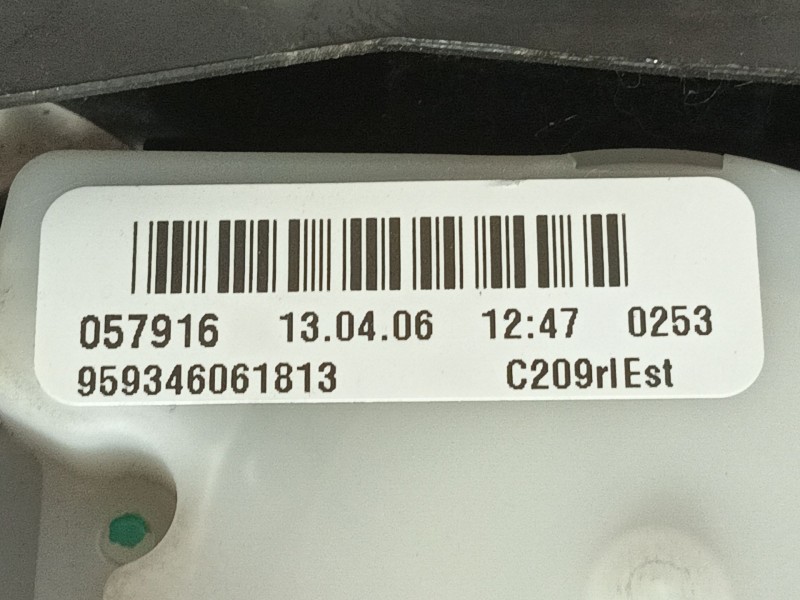 Recambio de cinturon seguridad trasero izquierdo para mercedes-benz clase clk (w209) coupe 200 compressor (209.342) referencia O