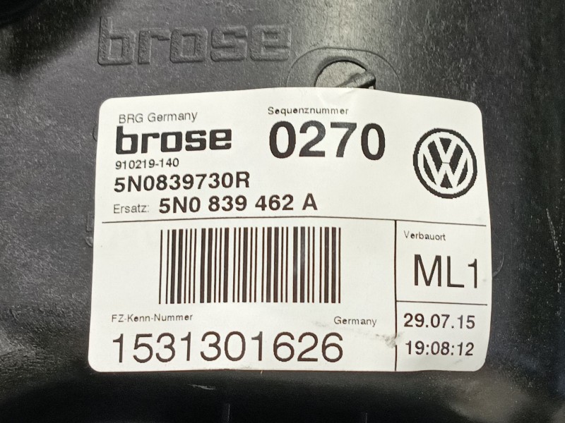 Recambio de elevalunas trasero derecho para volkswagen tiguan (5n_) 2.0 tdi referencia OEM IAM   