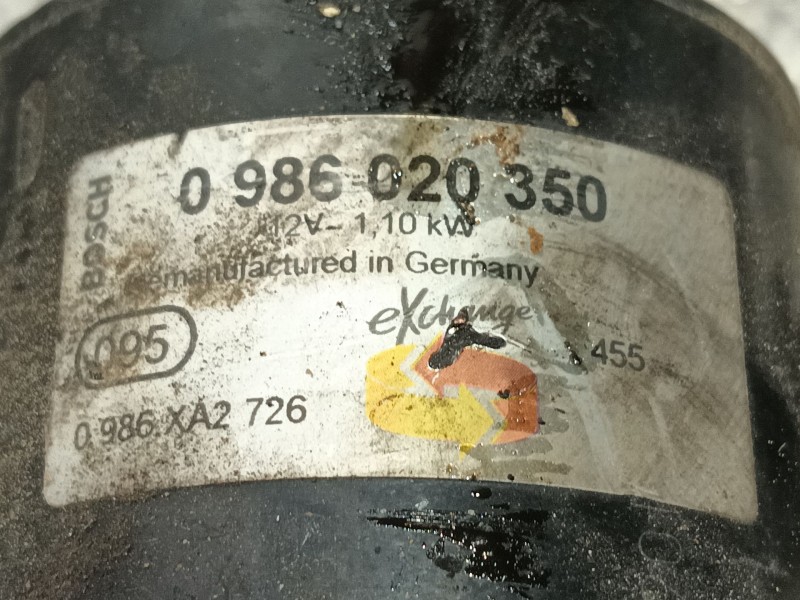 Recambio de motor arranque para mercedes-benz clase c (w203) sportcoupe 1.8 cat referencia OEM IAM  0986020350 