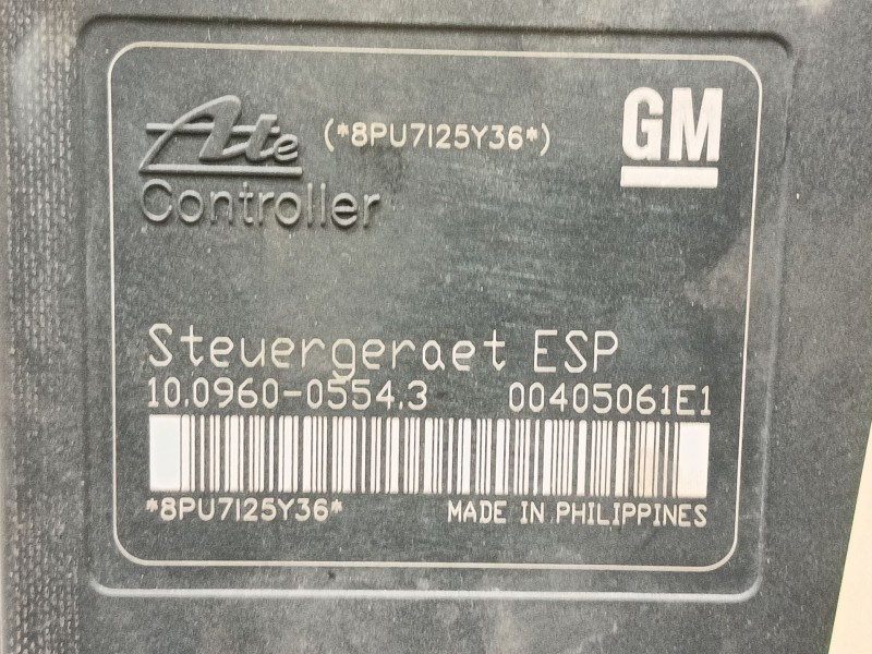 Recambio de abs para opel astra h (a04) 1.7 cdti (l48) referencia OEM IAM 93191515 13246535 