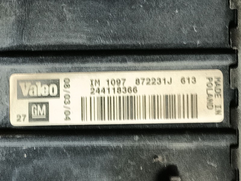 Recambio de intercooler para opel vectra c (z02) 2.0 dti 16v (f69) referencia OEM IAM   