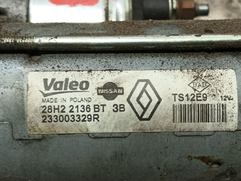 Recambio de motor arranque para renault megane iii hatchback (bz0/1_, b3_) 1.5 dci (bz09, bz0d, bz1w, bz29, bz14) referencia OEM