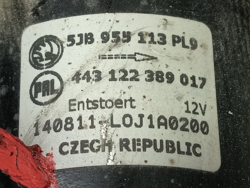 Recambio de motor limpia delantero para seat toledo (kg3) reference referencia OEM IAM 5JB955113 443122389017 
