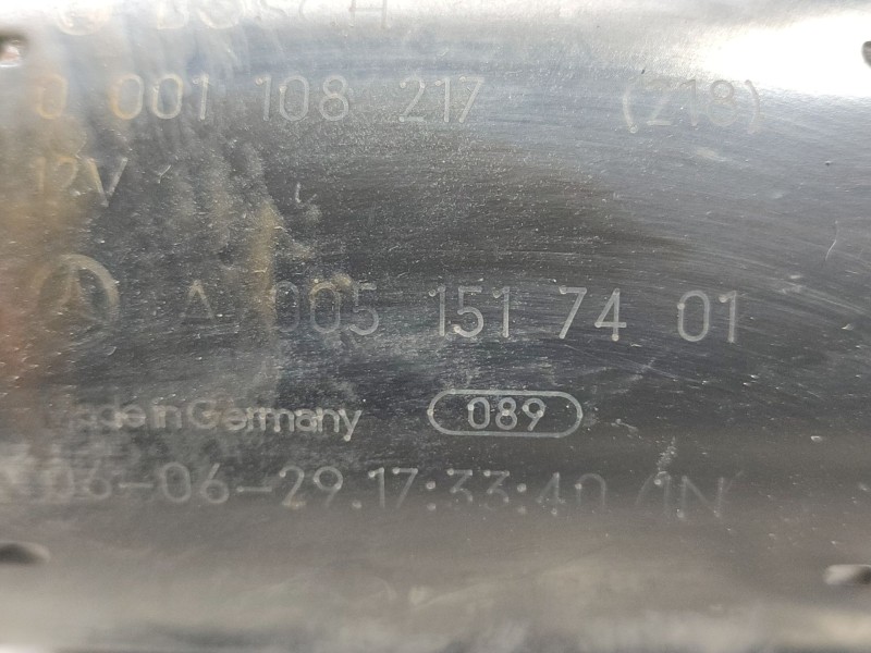 Recambio de motor arranque para mercedes-benz clase b sports tourer (w245) b 180 cdi (245.207) referencia OEM IAM A0051517401 00