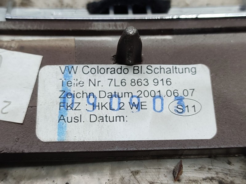 Recambio de moldura para volkswagen touareg (7la, 7l6, 7l7) 5.0 v10 tdi referencia OEM IAM   